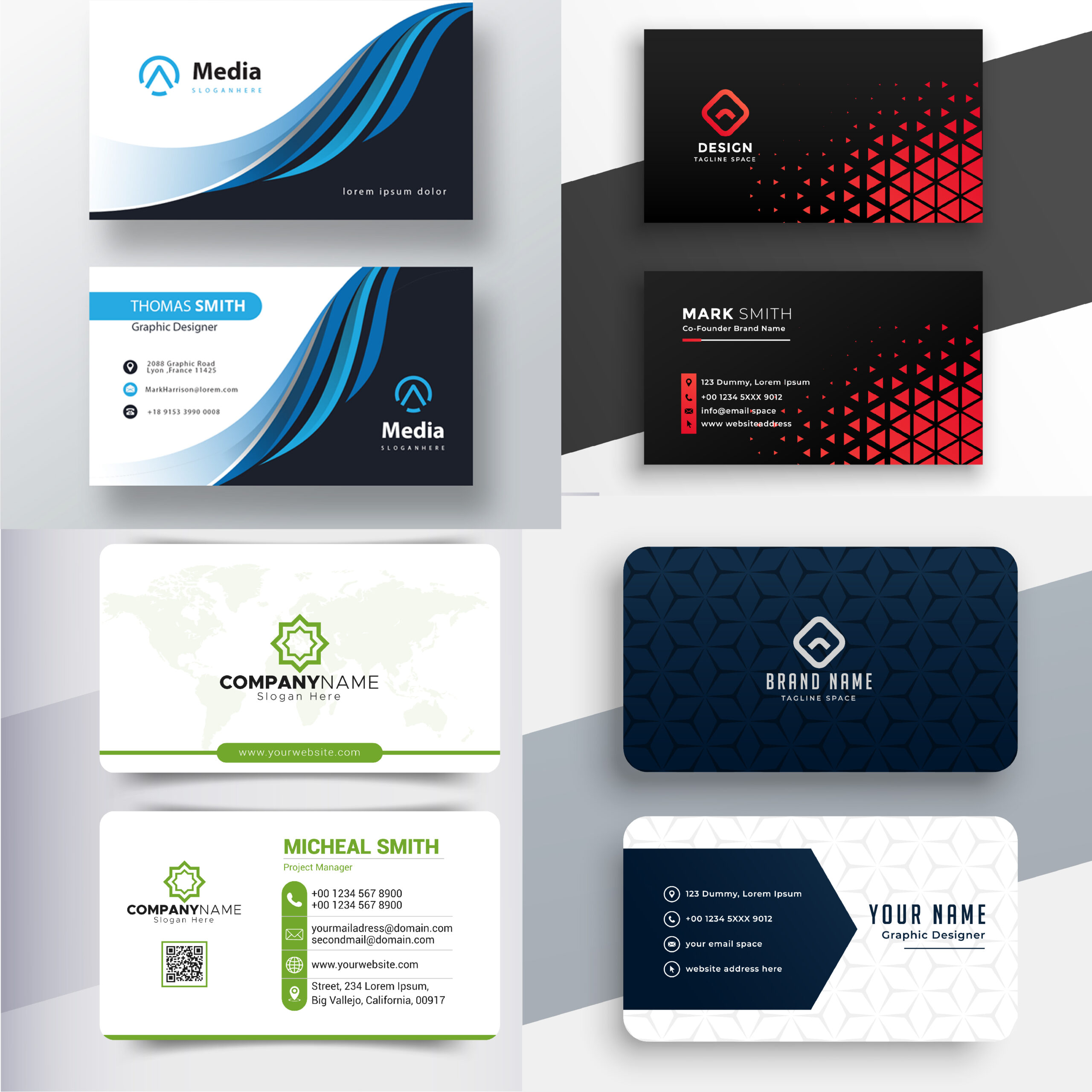 Business Card-01 Business Card - Image 1