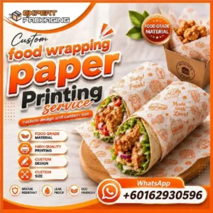 CUSTOM PRINTED FOOD WRAPPING PAPER